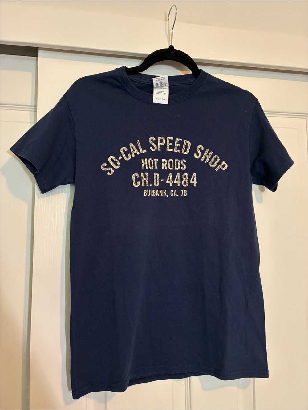 Gildan Navy So-Cal Speed Shop Graphic Tee